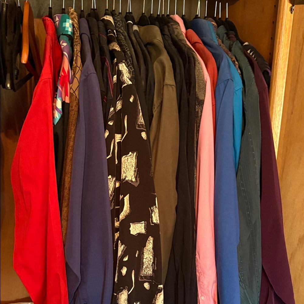 Colorful Button-Up Shirt Collection